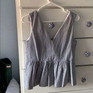 Jcrew peplum top